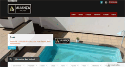 Desktop Screenshot of imobialianca.com.br